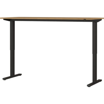 Pracovný stôl s nastaviteľnou výškou s doskou v dubovom dekore 80x180 cm Agenda – Germania - Image 2