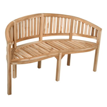 Drevená záhradná lavica v prírodnej farbe Ambon – Garden Pleasure