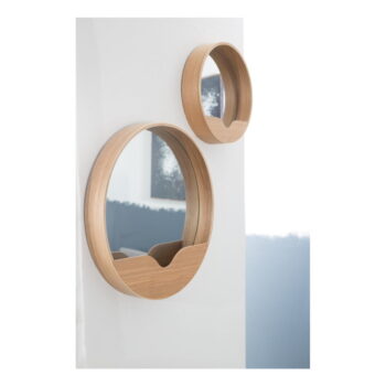 Nástenné zrkadlo s odkladacím priestorom Zuiver Round Wall, ⌀ 40 cm - Image 3