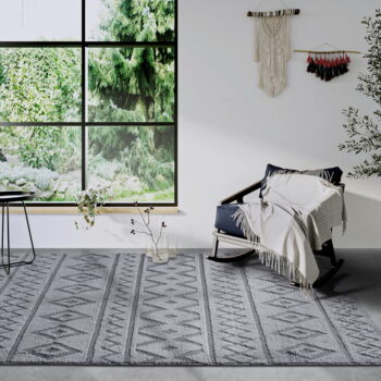 Sivý koberec 120x170 cm Itinerance Light Grey – Elle Decoration - Image 2