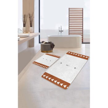 Biele kúpeľňové predložky v súprave 2 ks 60x100 cm – Mila Home - Image 3