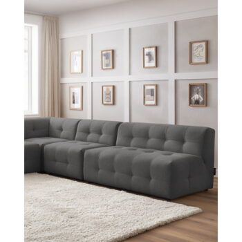 Tmavosivá rohová pohovka (ľavý roh) Kleber - Bobochic Paris - Image 3