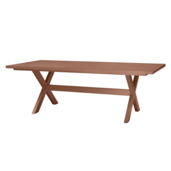 Hliníkový záhradný jedálenský stôl 100x220 cm Delta - Exotan – Obrázok 4