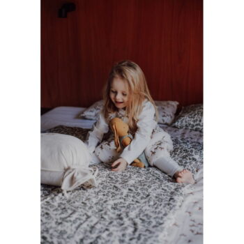 Zelená/krémovobiela súprava do postieľky Green Floral – Malomi Kids – Obrázok 8