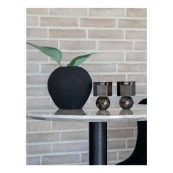 Okrúhly barový stôl s doskou v dekore mramoru ø 70 cm Bolzano – House Nordic – Obrázok 8