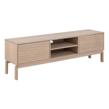 TV stolík v dekore duba v prírodnej farbe 160x50 cm Linley – Actona - Image 3