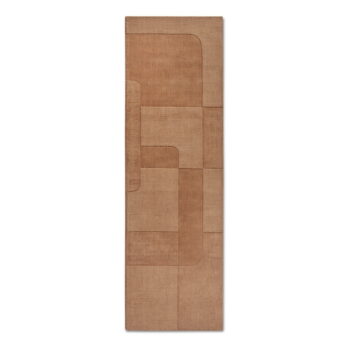 Hnedý ručne tkaný vlnený behúň 80x250 cm Charlotte – Villeroy&Boch - Image 8