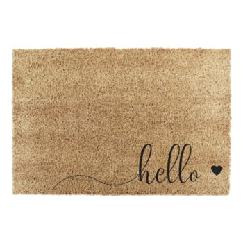 Rohožka z kokosového vlákna 40x60 cm Hello Scribble – Artsy Doormats