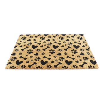 Rohožka z kokosového vlákna 40x60 cm Paws and Bones – Artsy Doormats – Obrázok 4