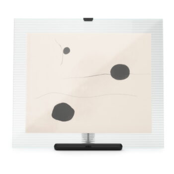Čierny sklenený stojací rámček 26x30,5 cm Flute – Umbra – Obrázok 4