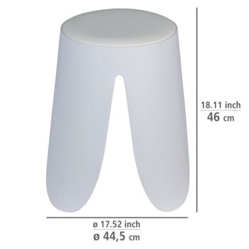 Biela plastová stolička Comiso – Wenko - Image 8