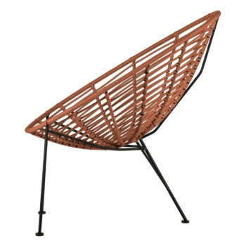 Červené kreslo WOOOD Jane – Obrázok 2