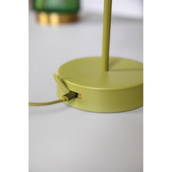 Zelená LED stmievateľná stolová lampa (výška 33,5 cm) Oscar – Remember – Obrázok 6