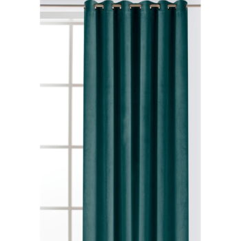Zamatový dimout záves v petrolejovej farbe 530x250 cm Velto – Filumi – Obrázok 2
