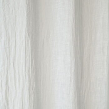 Biely ľanový ľahký záves s pútkami Linen Tales Daytime, 275 x 130 cm - Image 3