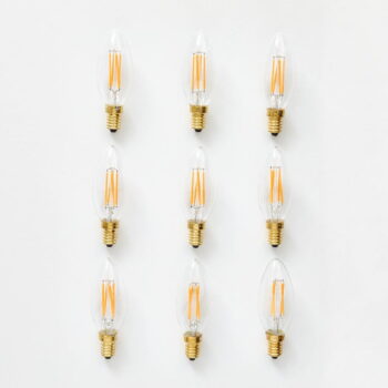 Teplá LED filamentová stmievateľná žiarovka E14, 4 W Candle - tala - Image 8