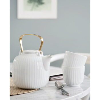 Biely porcelánový hrnček Kähler Design Hammershoi, 200 ml – Obrázok 2