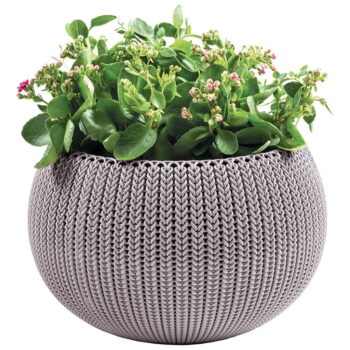 Plastový závesný a nástenný  kvetináč ø 36 cm Cozy – Keter - Image 3