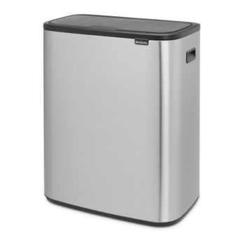 Dotykový oceľový odpadkový kôš na triedený odpad v matne striebornej farbe 60 l Bo Touch Bin – Brabantia - Image 5