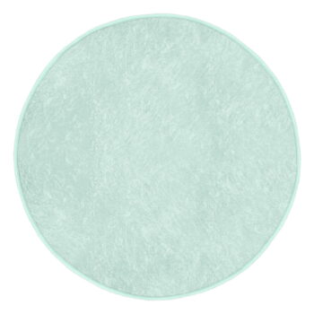 Prateľný okrúhly koberec v mentolovozelenej farbe vhodný pre robotické vysávače ø 80 cm Comfort – Mila Home