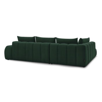 Tmavozelená rohová pohovka Everest – Bobochic Paris – Obrázok 8