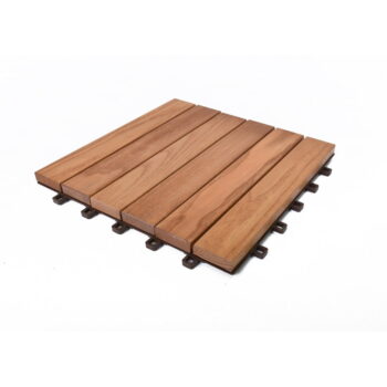 Podlahové dlaždice z jaseňového dreva v súprave 6 ks Rojaplast - Thermowood – Obrázok 3