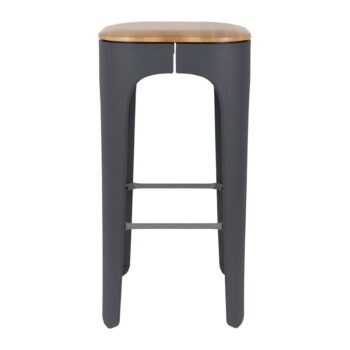 Antracitová barová stolička 73 cm Up-High – White Label - Image 2