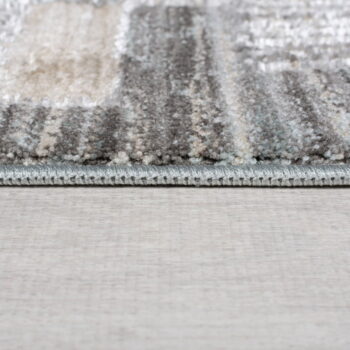 Sivo-béžový behúň 66x240 cm Evelyn Blocks – Flair Rugs - Image 5