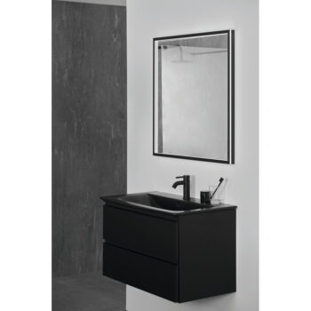 Matne čierne keramické umývadlo 84x46 cm Silk Black – Ideal Standard – Obrázok 7