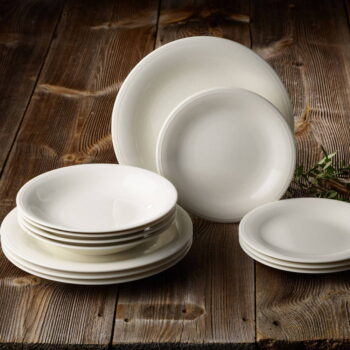12-dielna súprava krémovobielych porcelánových tanierov Villeroy & Boch Like Color Loop - Image 2