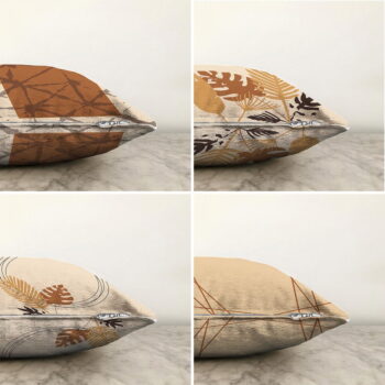 Súprava 4 obliečok na vankúše Minimalist Cushion Covers Neutral, 55 x 55 cm - Image 2