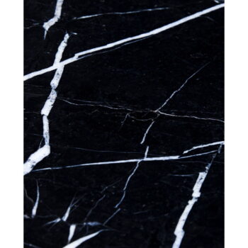 Mramorový konferenčný stolík v čierno-prírodnej farbe 80x80 cm Raw – Hübsch - Image 8