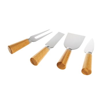 Bambusová doštička s príslušenstvom na syr 5 ks 20x30 cm – Casa Selección - Image 2