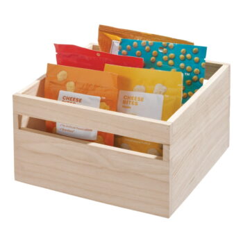 Úložný box z dreva paulownia iDesign Eco Wood, 25,4 x 25,4 cm - Image 4