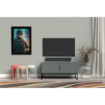 Sivozelený TV stolík 118x57 cm Lipp - Tenzo - Image 2
