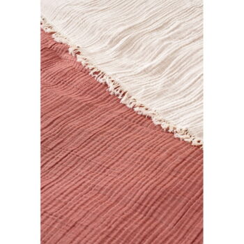 Mušelínová prikrývka na dvojlôžko v tehlovej farbe 230x250 cm – Mijolnir - Image 2