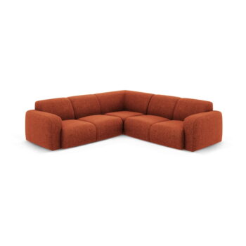 Rohová pohovka v tehlovej farbe (variabilná/do L) Molino – Micadoni Home - Image 2