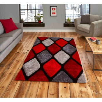 Červený ručne tkaný koberec 120x170 cm Noble House – Think Rugs - Image 2