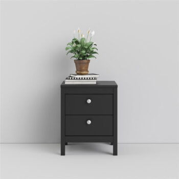 Čierny nočný stolík Madrid - Tvilum – Obrázok 3