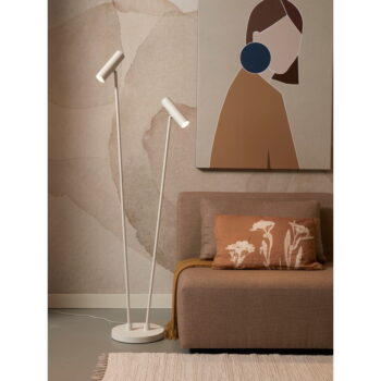 Biela stojacia lampa s kovovým tienidlom (výška  162 cm) Havana – it's about RoMi - Image 9