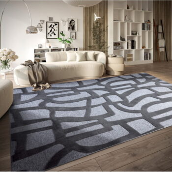 Tmavomodrý koberec z recyklovaných vlákien 160x230 cm Therese – Villeroy&Boch - Image 2