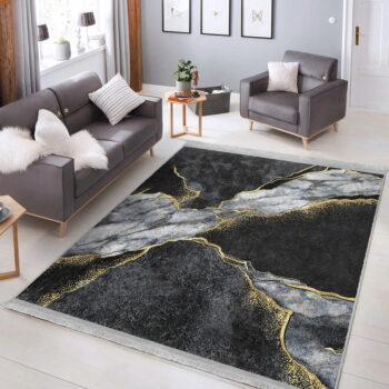 Čierny koberec 120x180 cm - Mila Home - Image 2