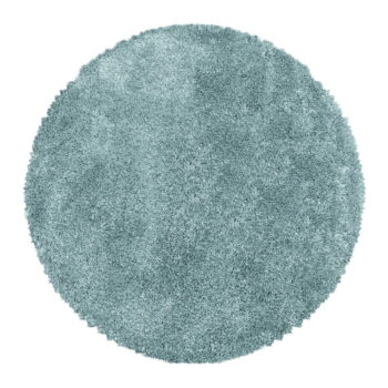 Modrý okrúhly koberec ø 120 cm Fluffy – Ayyildiz Carpets