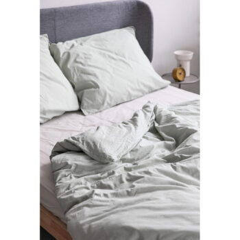 Šalviovozelené obliečky na dvojlôžko zo stonewashed bavlny Bonami Selection, 200 x 220 cm – Obrázok 5