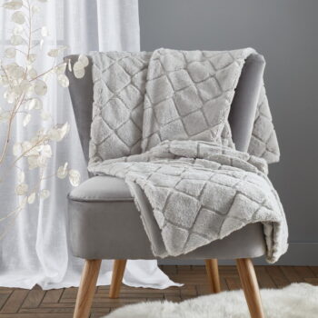 Deka 130x170 cm Cosy Diamond - Catherine Lansfield – Obrázok 2