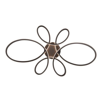 Čierne LED stropné svietidlo 45.5x83 cm Fly – Trio – Obrázok 3