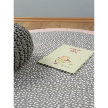 Detský ručne vyrobený koberec Nattiot Brenda Rose, ∅ 120 cm – Obrázok 5