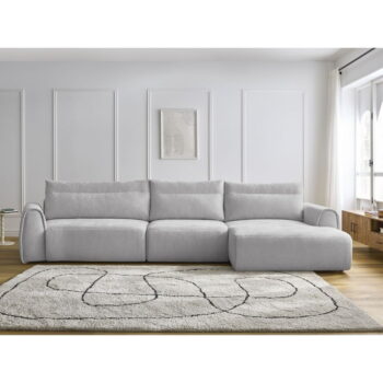 Svetlosivá rohová pohovka Aden – Bobochic Paris - Image 3