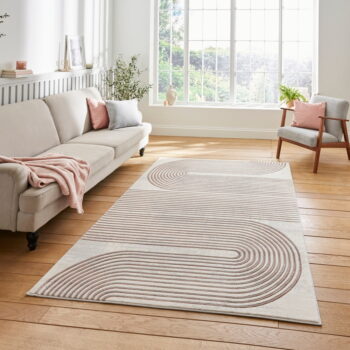 Ružovo-svetlosivý koberec 160x220 cm Apollo – Think Rugs - Image 4