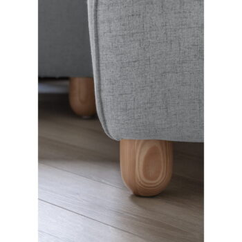 Svetlosivá rozkladacia rohová pohovka (pravý roh) Bouncy Olli – Miuform - Image 7